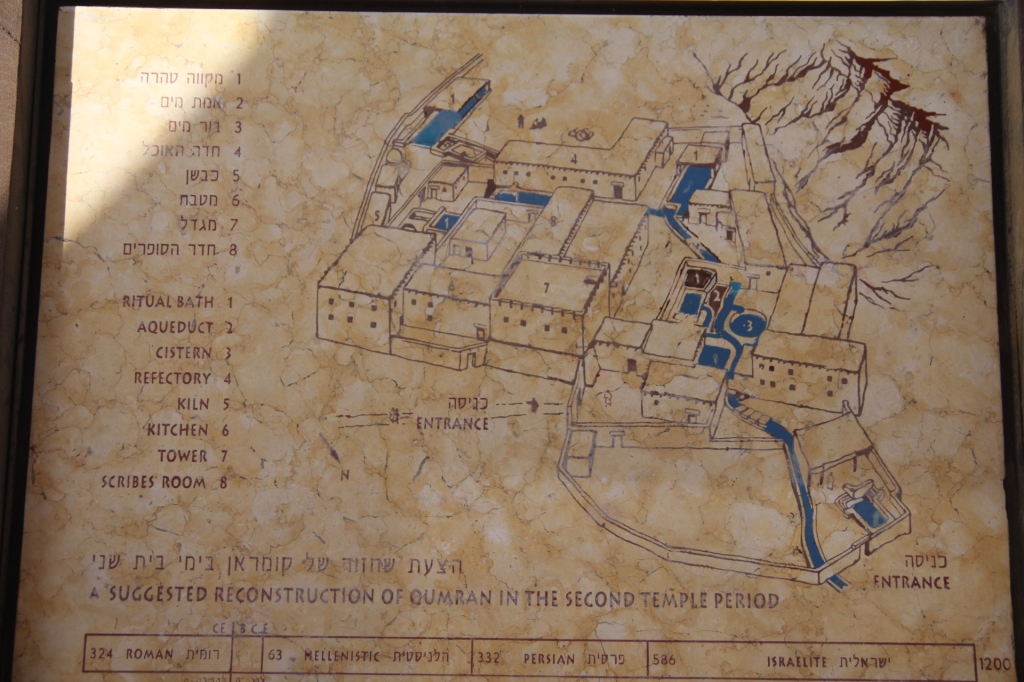 Qumran map